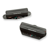 Captador Seymour Duncan (par) Sthr-1s Hot Rails Tele Preto