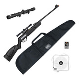 Carabina 5.5 De Pressão Cbc Jade Mais + Luneta 4x20 Pro 5