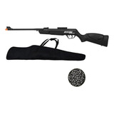 Carabina Rifle Cbc Jade Mais Nitro Preta 5.5 Capa + Chumbo