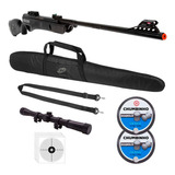 Carabina Rifle De Pressão Cbc Jade Pro 5.5mm Mola Tripla