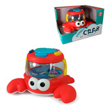Caranguejo Brinquedo Musical Led Interativo Primeira Infanci