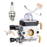 Carburador De Roçadeira E Vela P/ Stihl Fs75 Fs80 Fs85 Ka85