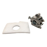 Carburador Para Motosserra Stihl Ms 180 Completo + Filtro