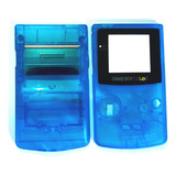 Carcaça Azul Translucido Compatível Game Boy