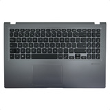 Carcaça Base Superior Com Teclado Notebook Asus X515ja Cinza