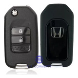 Carcaça Chave Canivete 2 Botões - Honda Fit 2013 A 2019