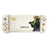 Carcaça Nintendo Switch Branco Link The Legend Of Zelda