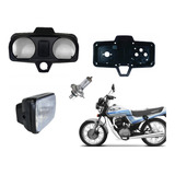 Carcaça Sup + Inf + Farol + Lâmpada Cg Titan Today 83 A 99