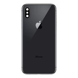 Carcaça Tampa Traseira Compatível Com iPhone X Cinza