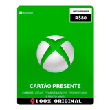 Card Crédito Gift R$80 Reais Saldo