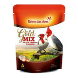 Cardeal E Galo De Campina Gold Mix 500g - Reino Das Aves
