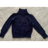 Cardigan Infantil Importado Ralph Lauren Azul Tamanho 4