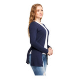 Cardigan Kimono Blazer Casaco Feminino Reto Com Fenda Ca3