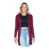 Cardigan Kimono Casaco Longo Feminino