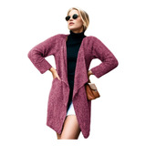 Cardigan Kimono Feminino Casaco Leve Tricot Sueter Frio