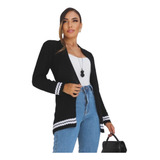 Cardigan Kimono Feminino Tricô Casual Casaco Agasalho Outono
