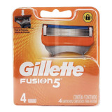 Carga Gillette Fusion 5 - Refil Com 5 Lâminas - 4 Cartuchos