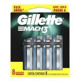 Carga Gillette Mach3 Leve 8 Pague 6
