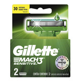 Carga Gillette Mach3 Sensitive Com 2