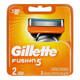 Carga Para Aparelho De Barbear Gillette Fusion 5 -2 Unidades