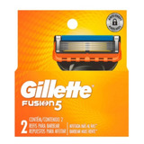 Carga Para Aparelho De Barbear Gillette Fusion 5 Com 2 Unid