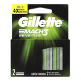 Carga Para Barbeador Gillette Mach3 Sensitive