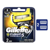 Carga Para Lâmina Gillette Fusion Proshield - 2 Unidades