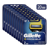 Carga Refil Gillette Fusion Proshield 5 - 20 Cartuchos