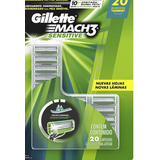 Cargas Para Aparelho Barbear Gillette Mach3 Sensitive C/20 U