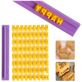 Carimbo Alfabeto Letras E Números Para Confeitaria E Biscuit