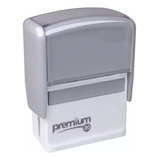 Carimbo Automático Para Marcar Roupas + 1 Tintas De Tecido Cor Da Tinta Preto Cor Do Exterior Cinza