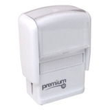 Carimbo Automático Premium 10 Para Profissional Da Saúde Cor Da Tinta Preto Cor Do Exterior Branco