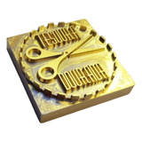 Carimbo Clichê 1x6cm Ou 2x5cm (a Fogo E Ferro De Solda)
