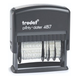 Carimbo Datador + Textos Prontos - Trodat 4817