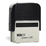 Carimbo Personalizado Colop C20 Cor Preto