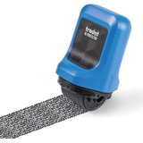 Carimbo Rolo De Tinta Protetor De Dados E Identidade Trodat Tinta Preto Exterior Azul