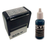Carimbo Stilo 20 - Segurança Dados/privacidade+tubo De Tinta