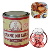 Carne Na Lata 900gr - Carne Suina Na Banha - Carne De Minas