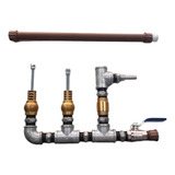 Carneiro Hidráulico Duplo 3/4 Ecológico Aço Galvanizado