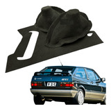 Carpete Preto Moldado Porta Mala Gol Quadrado Kit 3 Peças