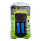 Carregador 2 Baterias 18650 3,7v 3800mah Lanterna Flex C10