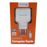 Carregador 2 Usb Carga Rápida H'maston 3.1a Tipo C