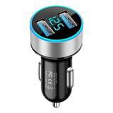 Carregador Automotivo Voltímetro Digital 3.1a 2 Usb Isqueiro