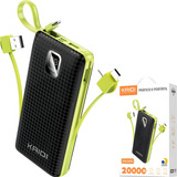 Carregador Bateria Portátil Power Bank Kaidi 20000 Universal