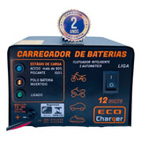 Carregador Baterias 12v - Carro Moto