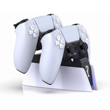 Carregador Controle Duplo Usb Led Video Game Preto 2 Portas.