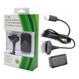 Carregador Controle Xbox 360 Manete Kit Bateria 4800mah