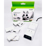 Carregador Controle Xbox One Series S X + 2 Baterias 800mah