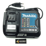 Carregador De Bateria Bivolt 12v Max-dc10sb Makita 197362-6