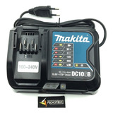 Carregador De Bateria Bivolt 12v Max-dc10sb Makita 197362-6